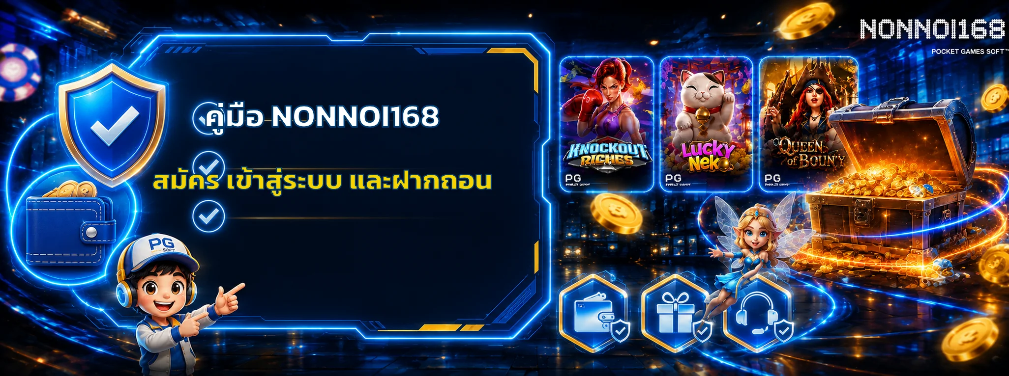 NONNOI168 คู่มือสมัคร เข้าสู่ระบบ และฝากถอน